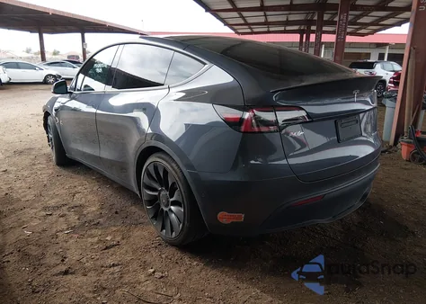 2020 Tesla Model Y Long Range Dual Motor All-Wheel Drive/Performance Dual Motor All-Wheel Drive from USA, damaged, VIN 5YJYGDEF9LF005044
